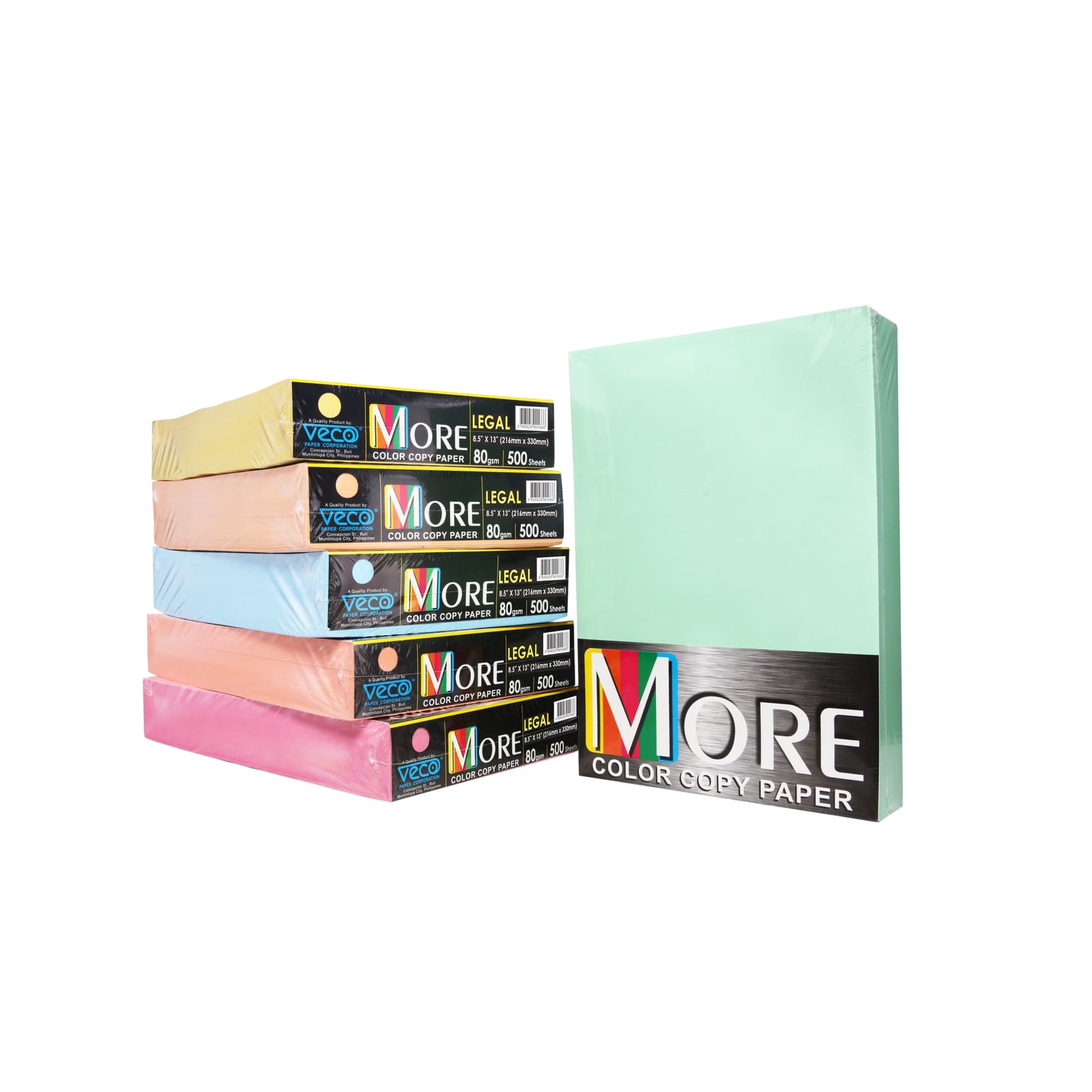 More Colored Copy Paper 80gsm