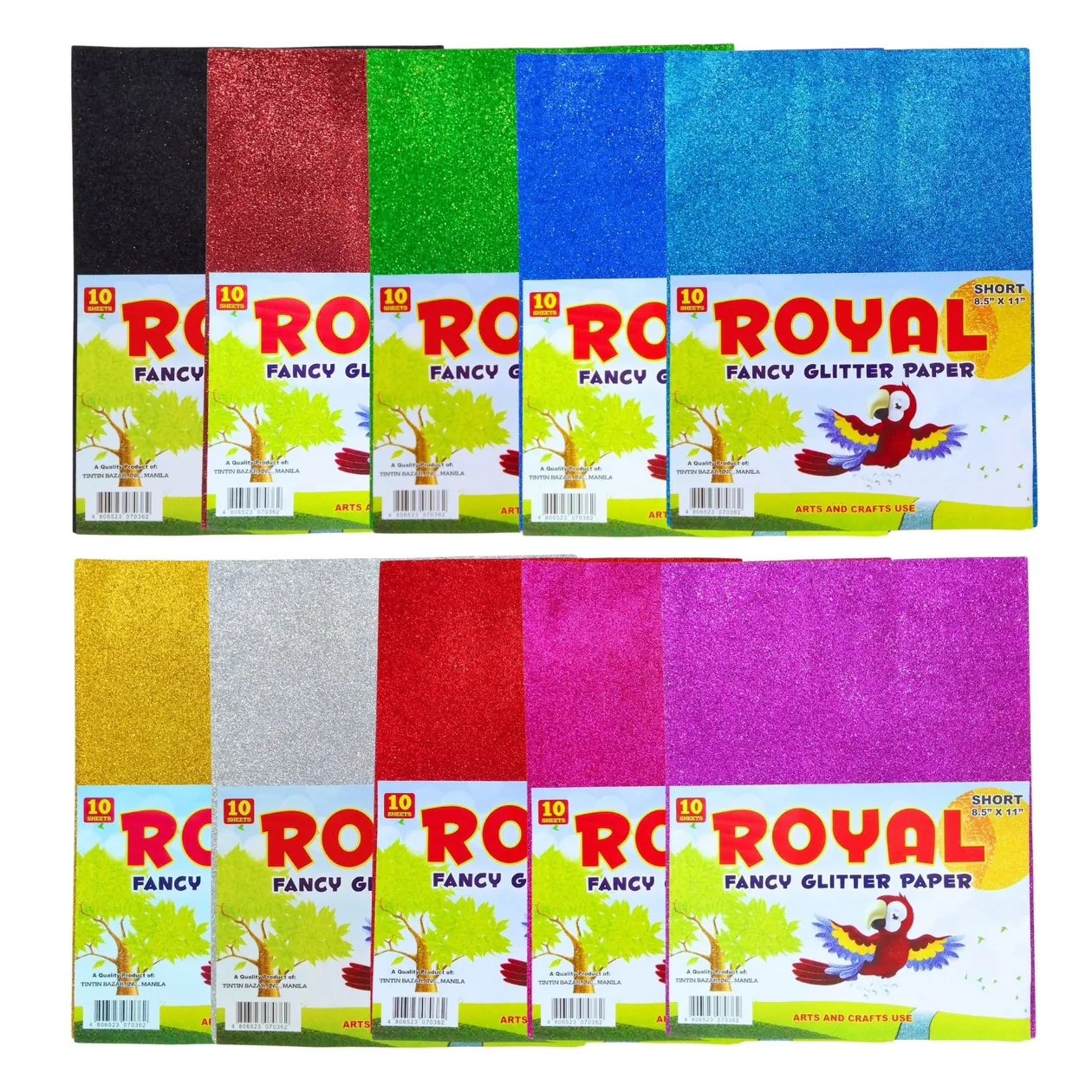 Royal Glitter Paper Assorted
