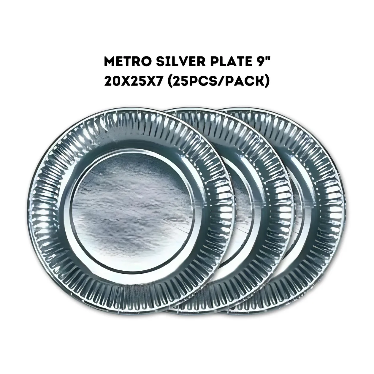 Metro Paper Plates 9" (20x20x8)
