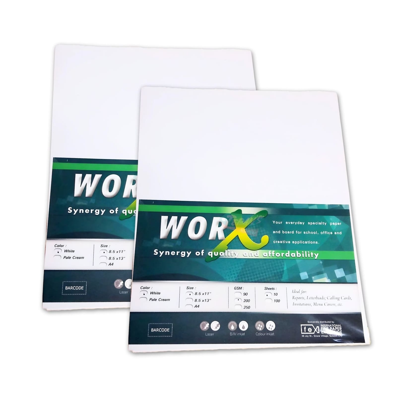Worx Vellum Board 200gsm