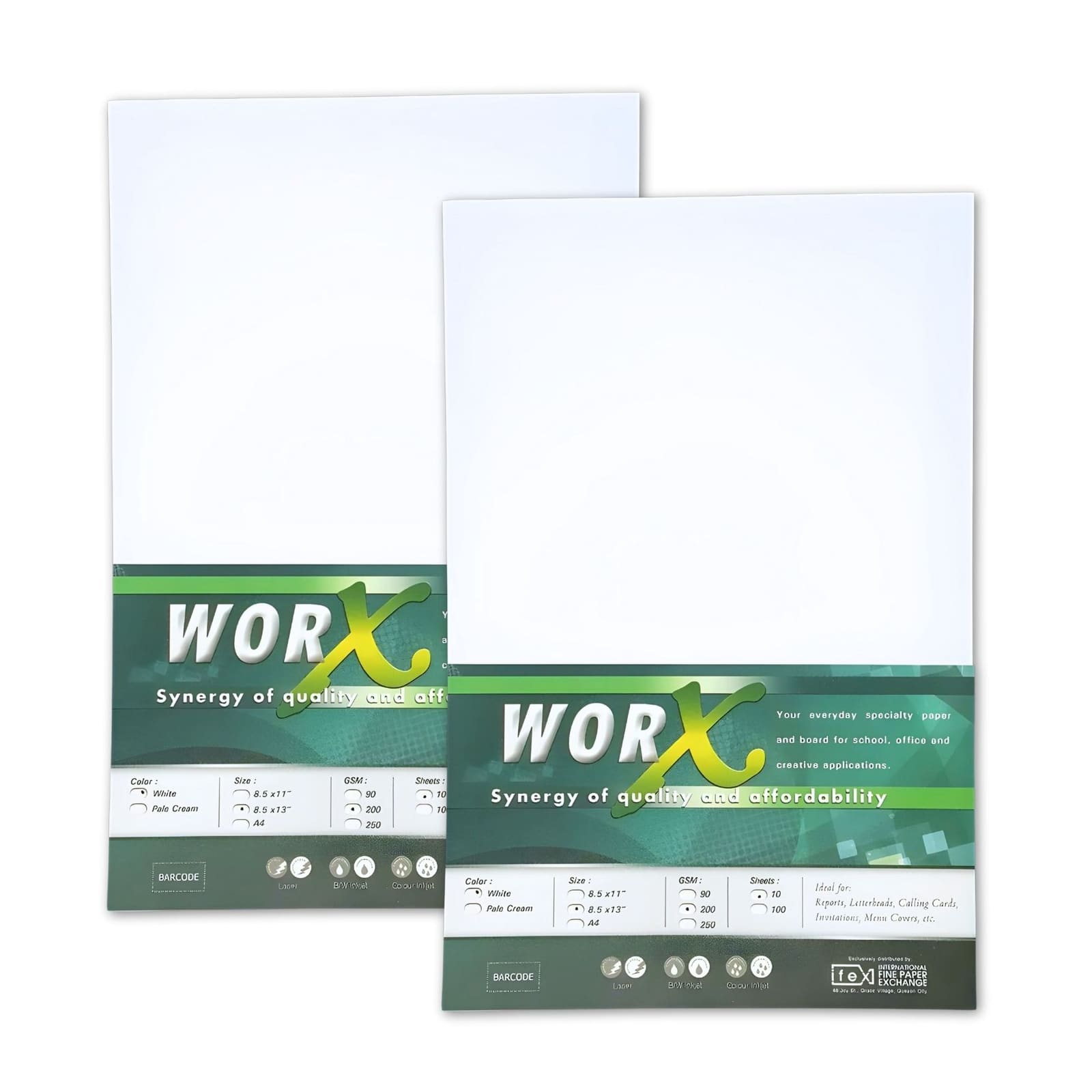 Worx Vellum Board 200gsm option photo