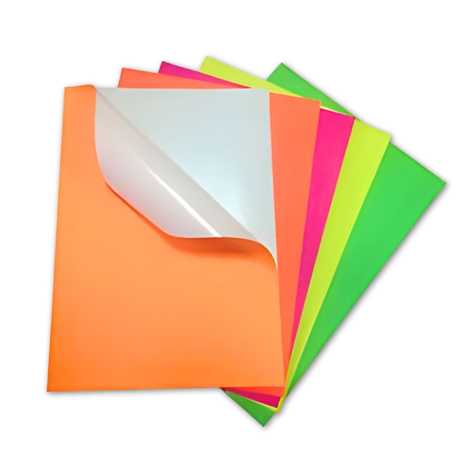Fluorescent Sticker A4 Size