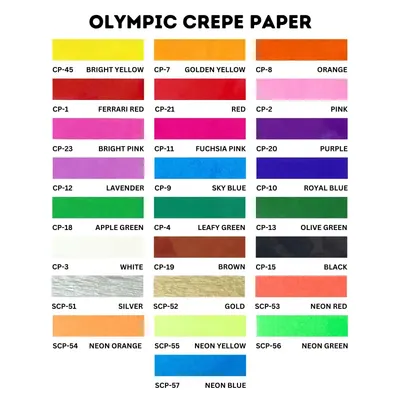 Olympic Crepe Paper
