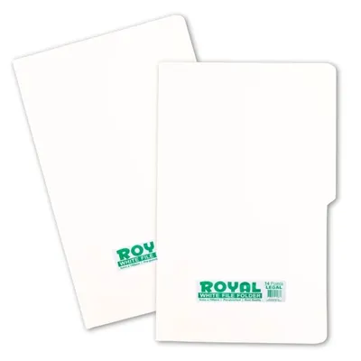 Royal White Folder 14pts