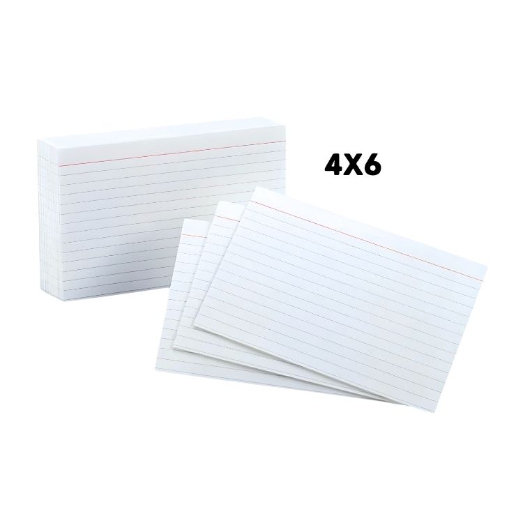Index Cards option photo