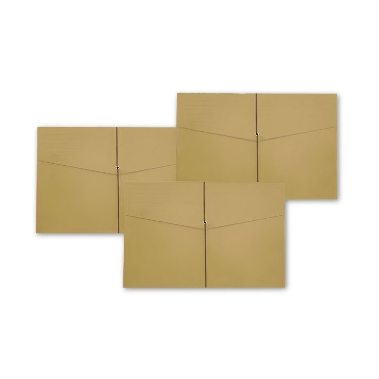 Expanding Envelope Imported Kraft with Garter photo