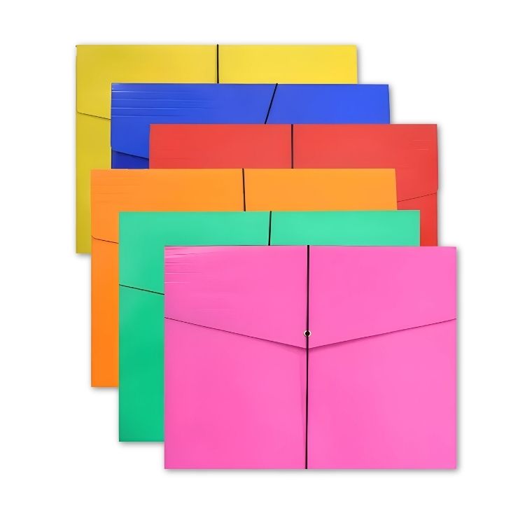 Expanding Envelope Glossy Colored with Garter option photo