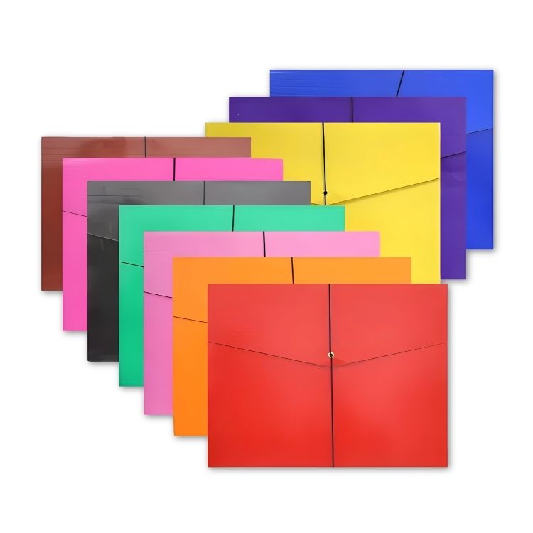 Expanding Envelope Glossy Colored with Garter option photo