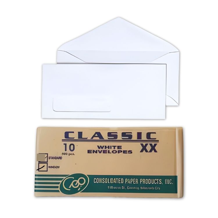 White Window Envelope option photo