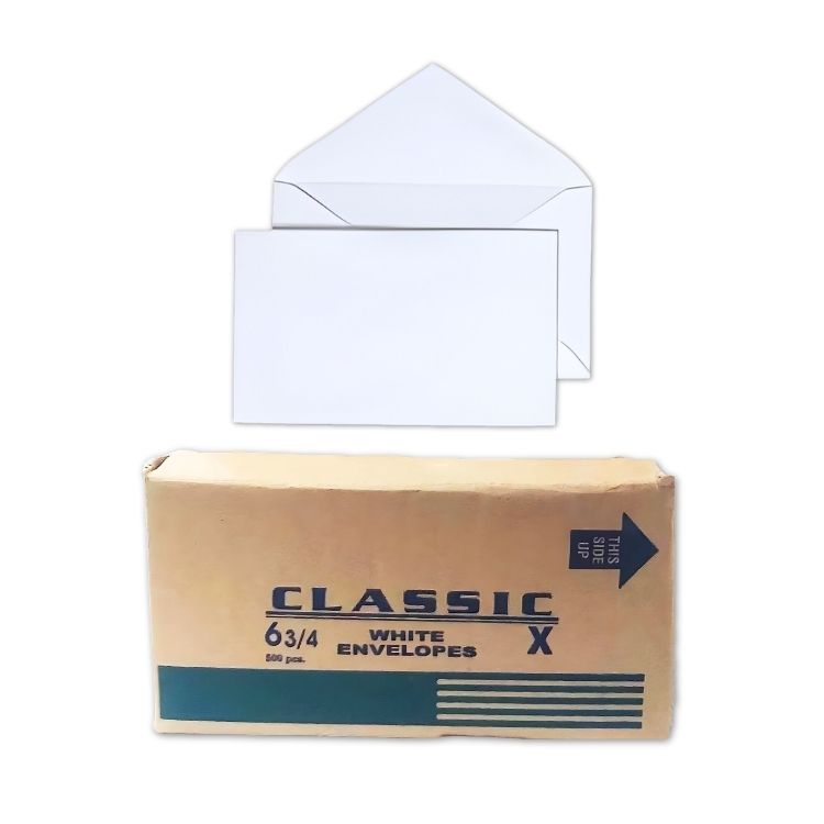 White Window Envelope