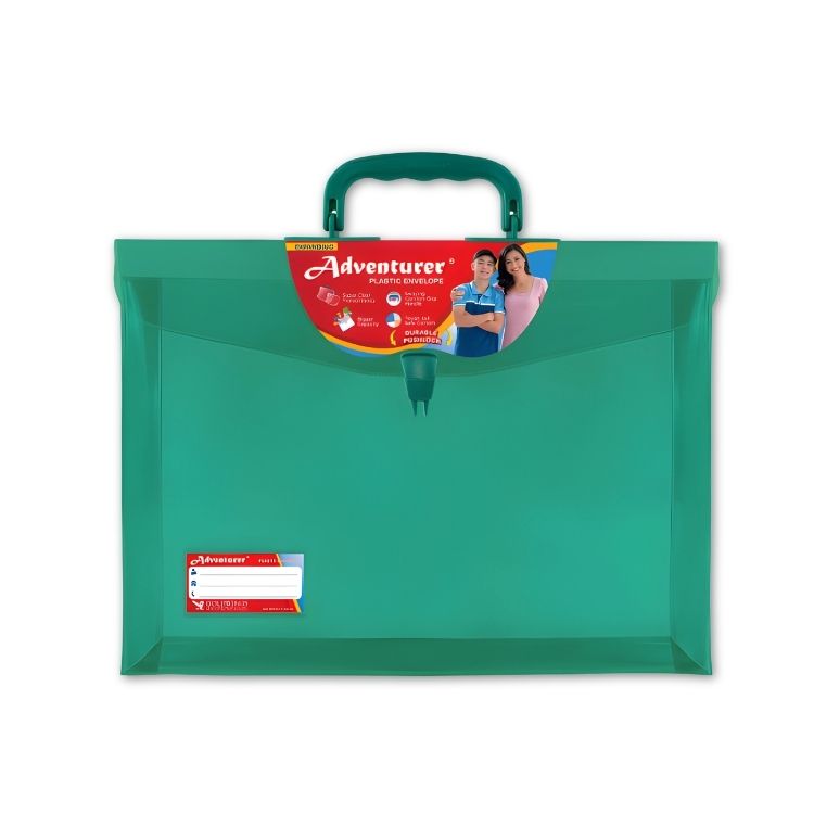 Adventurer E-13-SLWH Plastic Envelope Colored with Handle option photo
