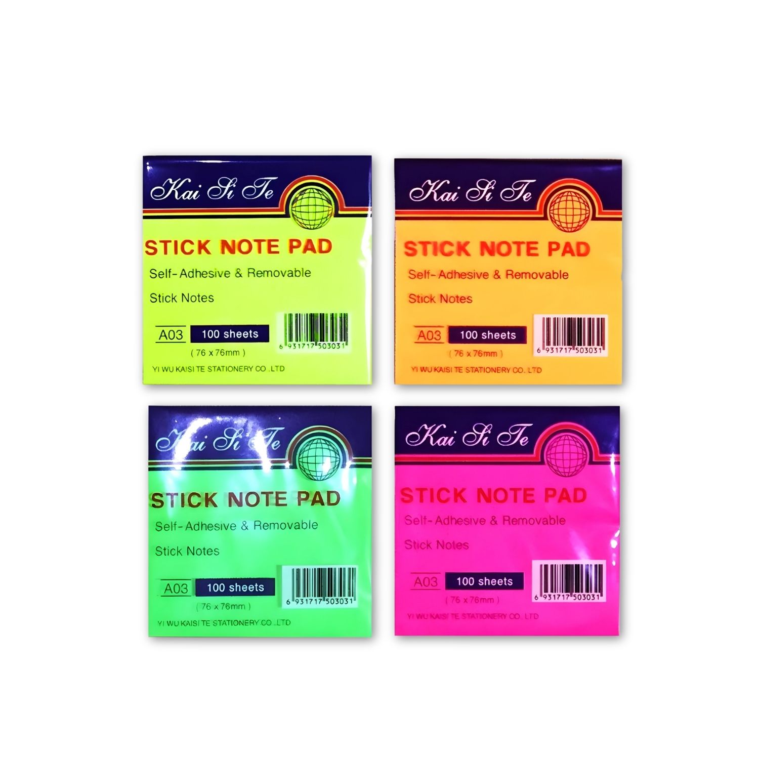 Stick On Notes Neon Colors option photo