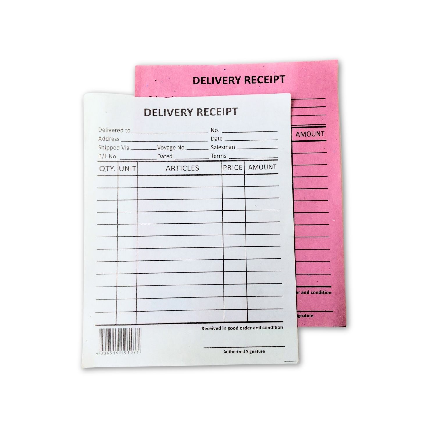 Delivery Receipts option photo