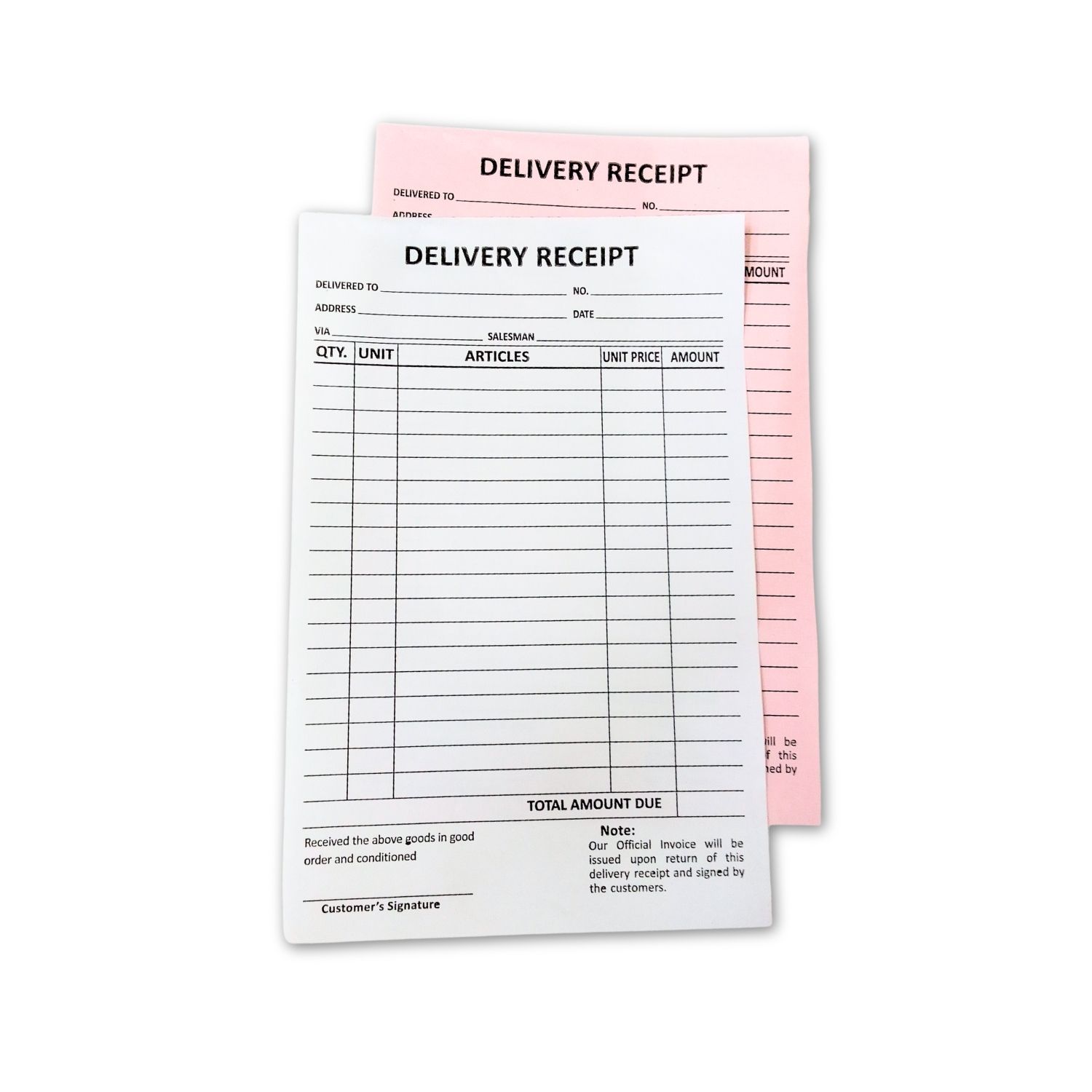 Delivery Receipts option photo