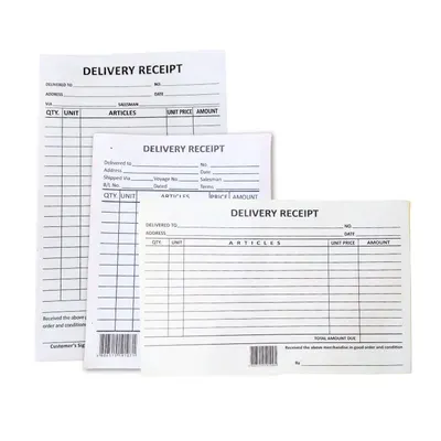 Delivery Receipts