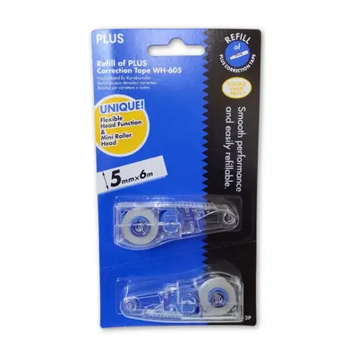 Plus Correction Tape Refill 