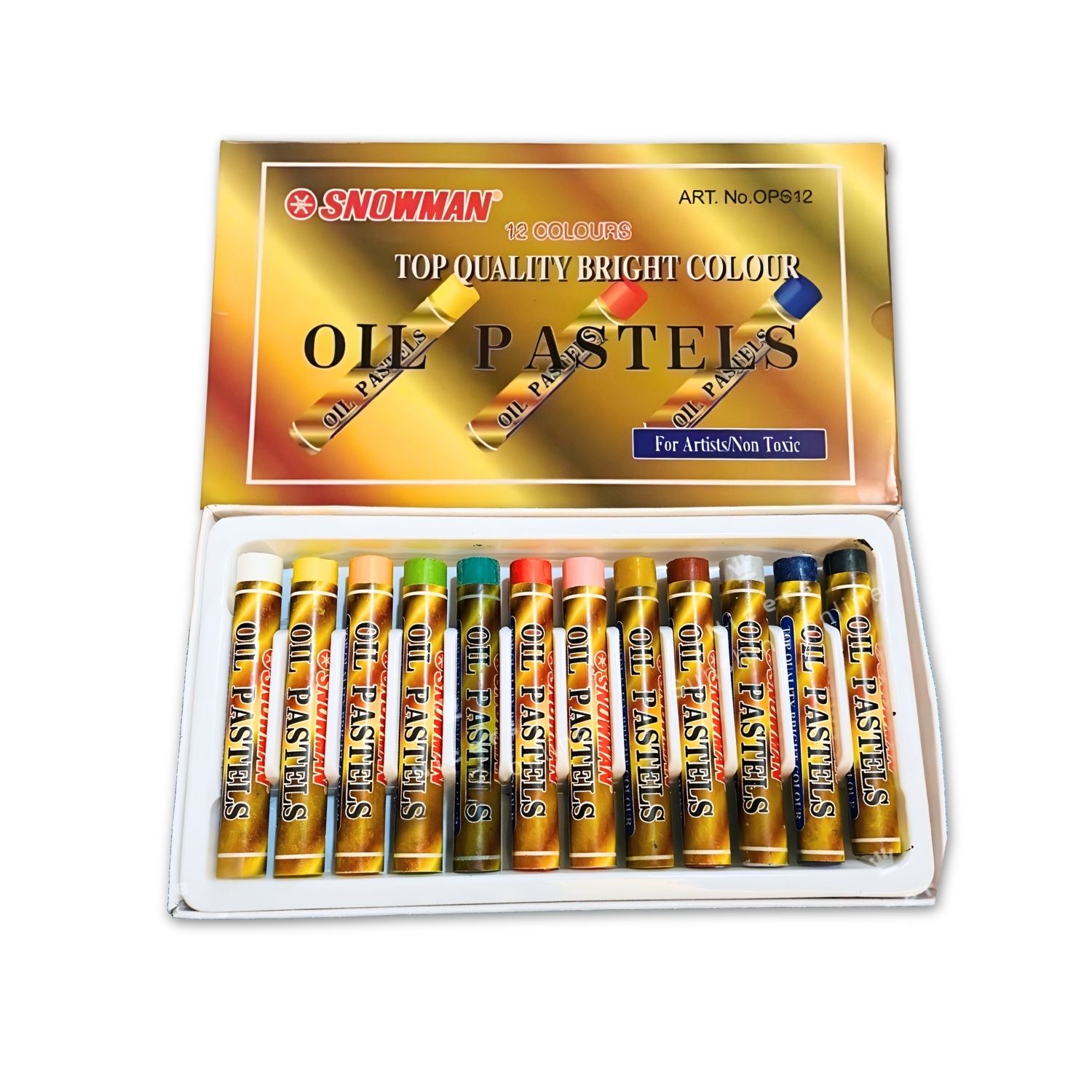 Snowman Oil Pastels option photo