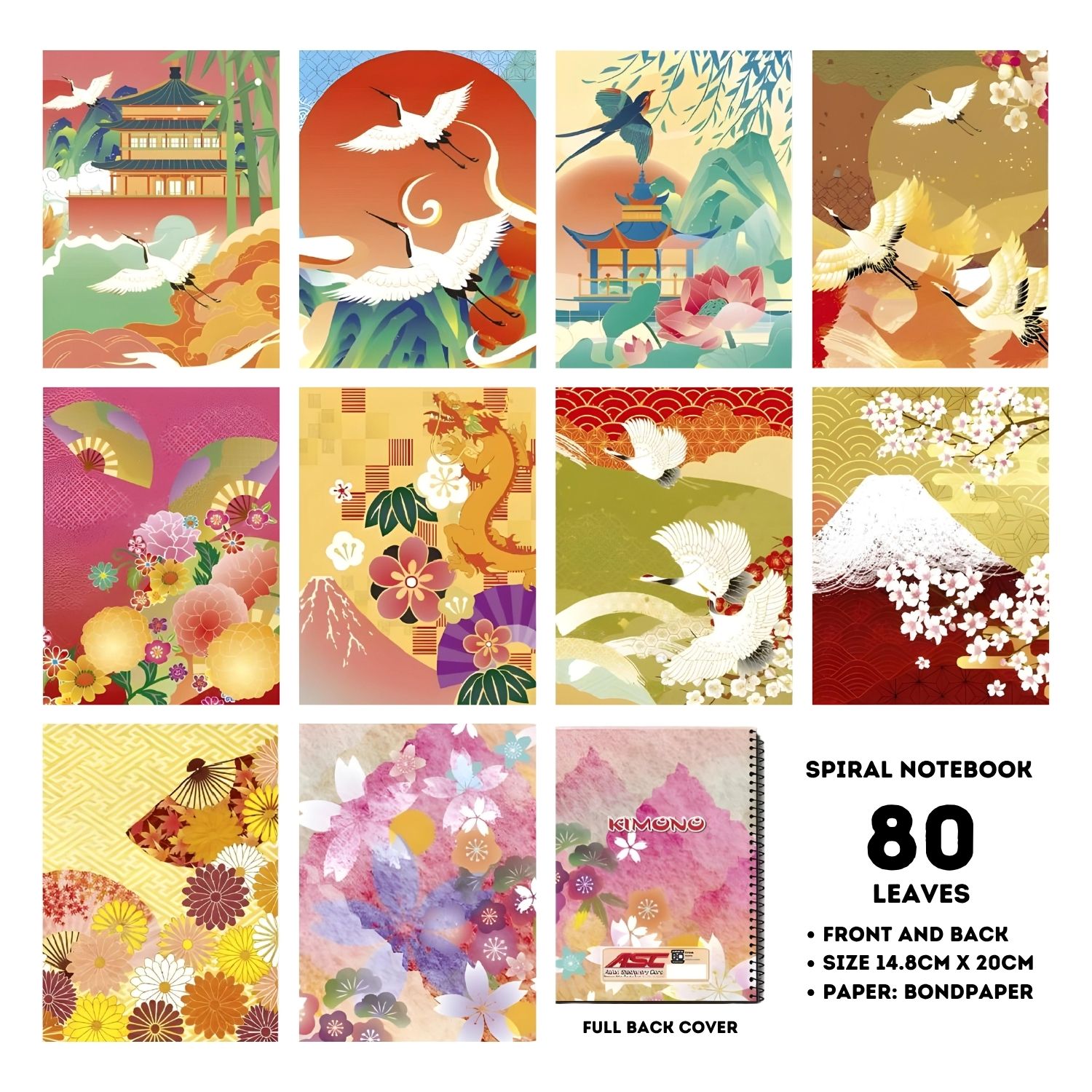 Asian Spiral Notebook 80lvs option photo