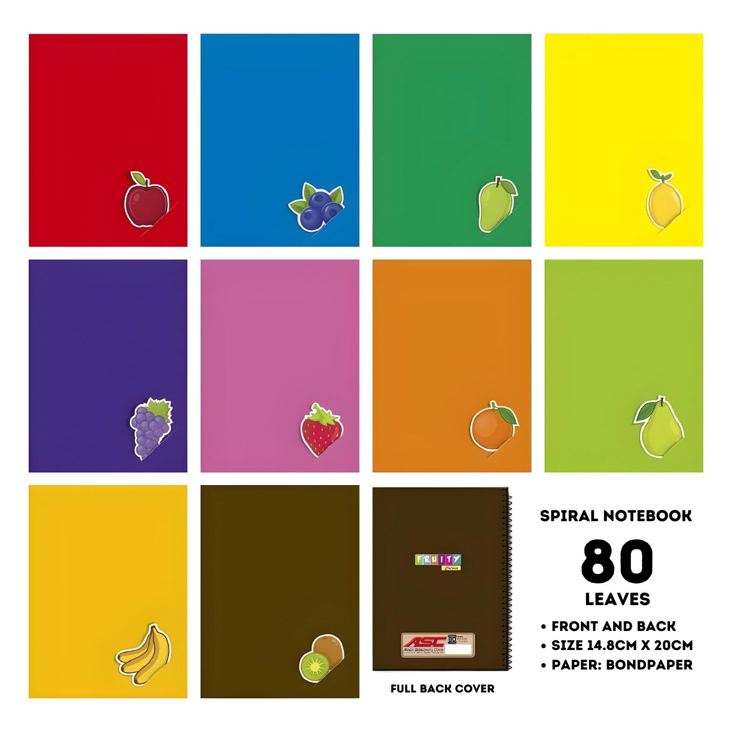 Asian Spiral Notebook 80lvs option photo