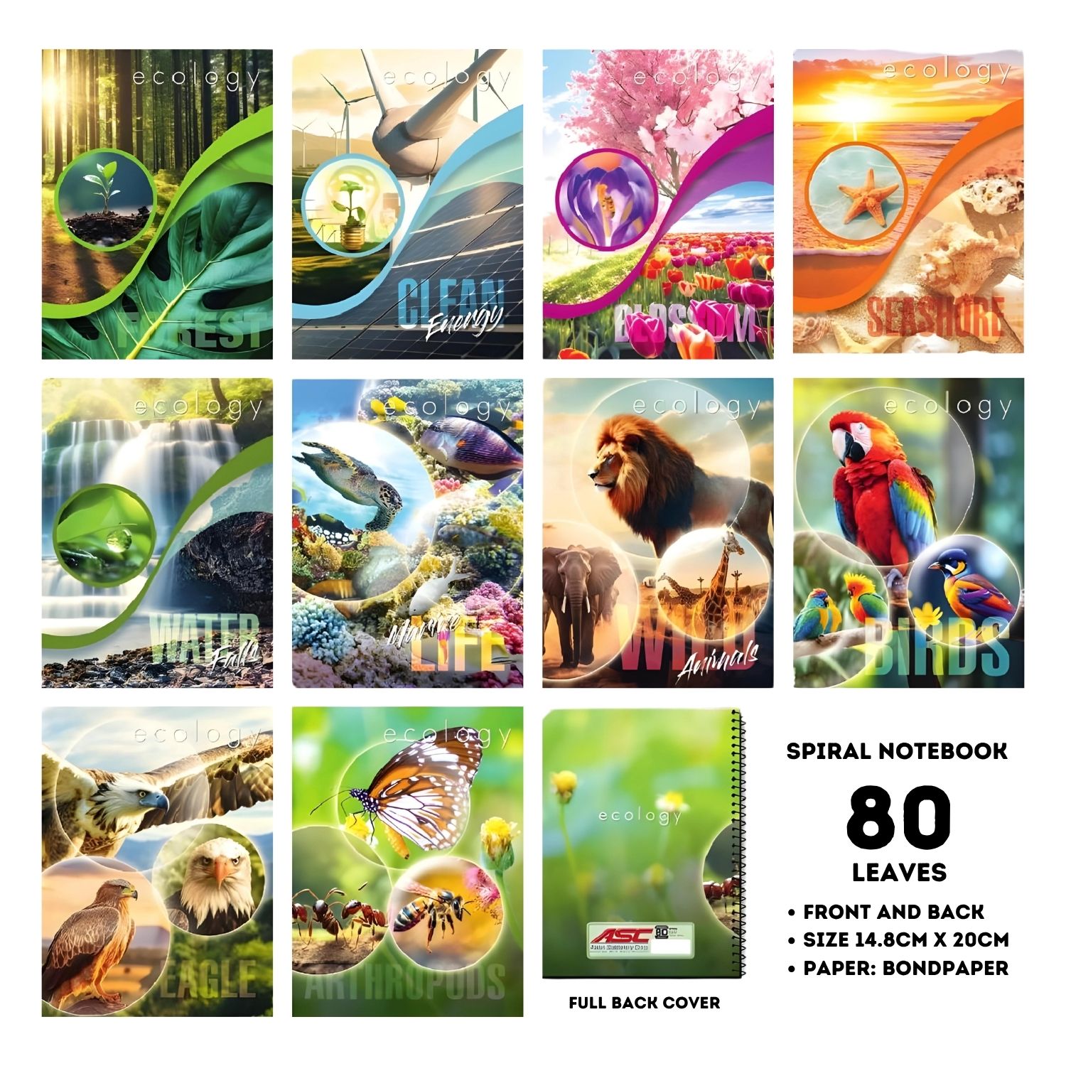 Asian Spiral Notebook 80lvs option photo