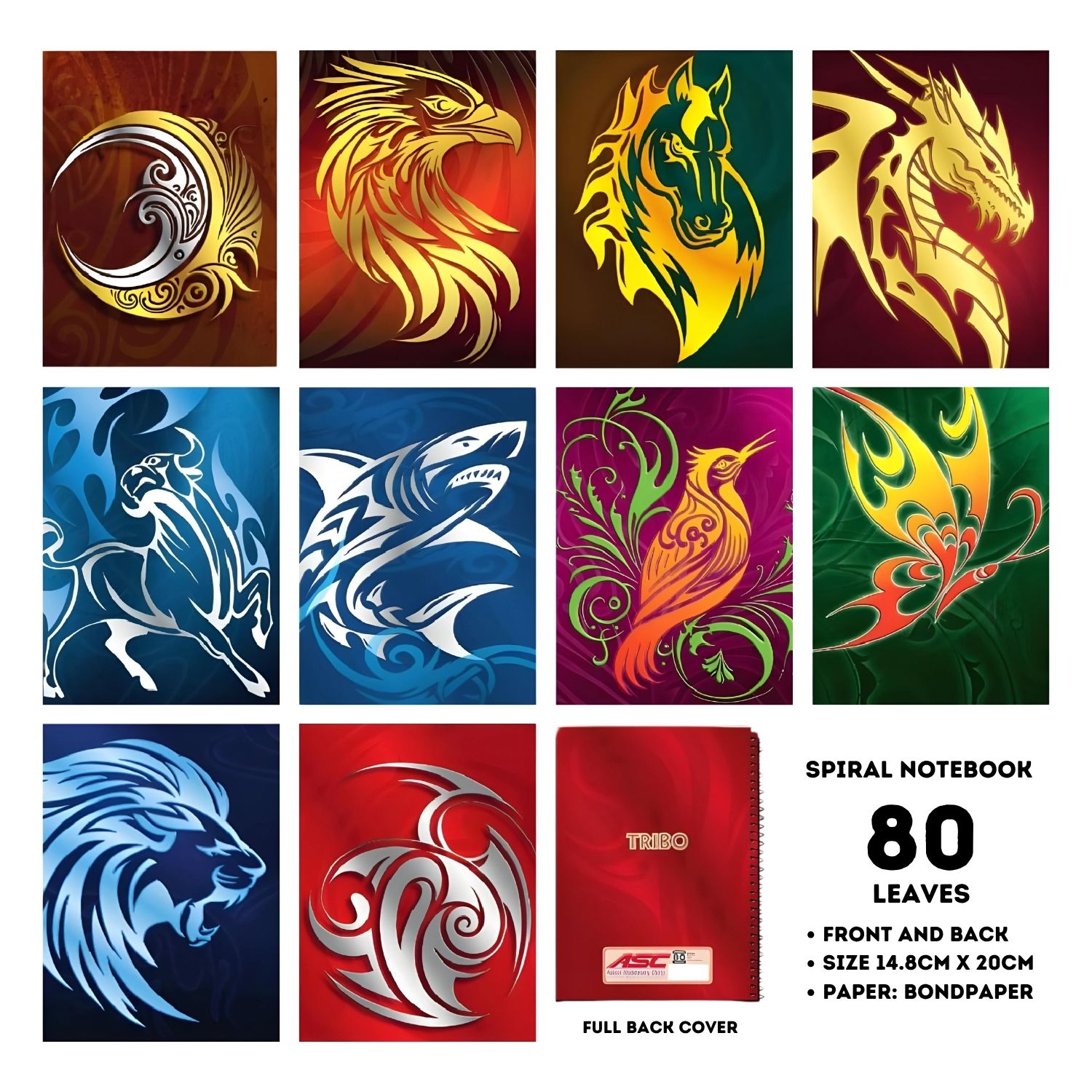 Asian Spiral Notebook 80lvs option photo