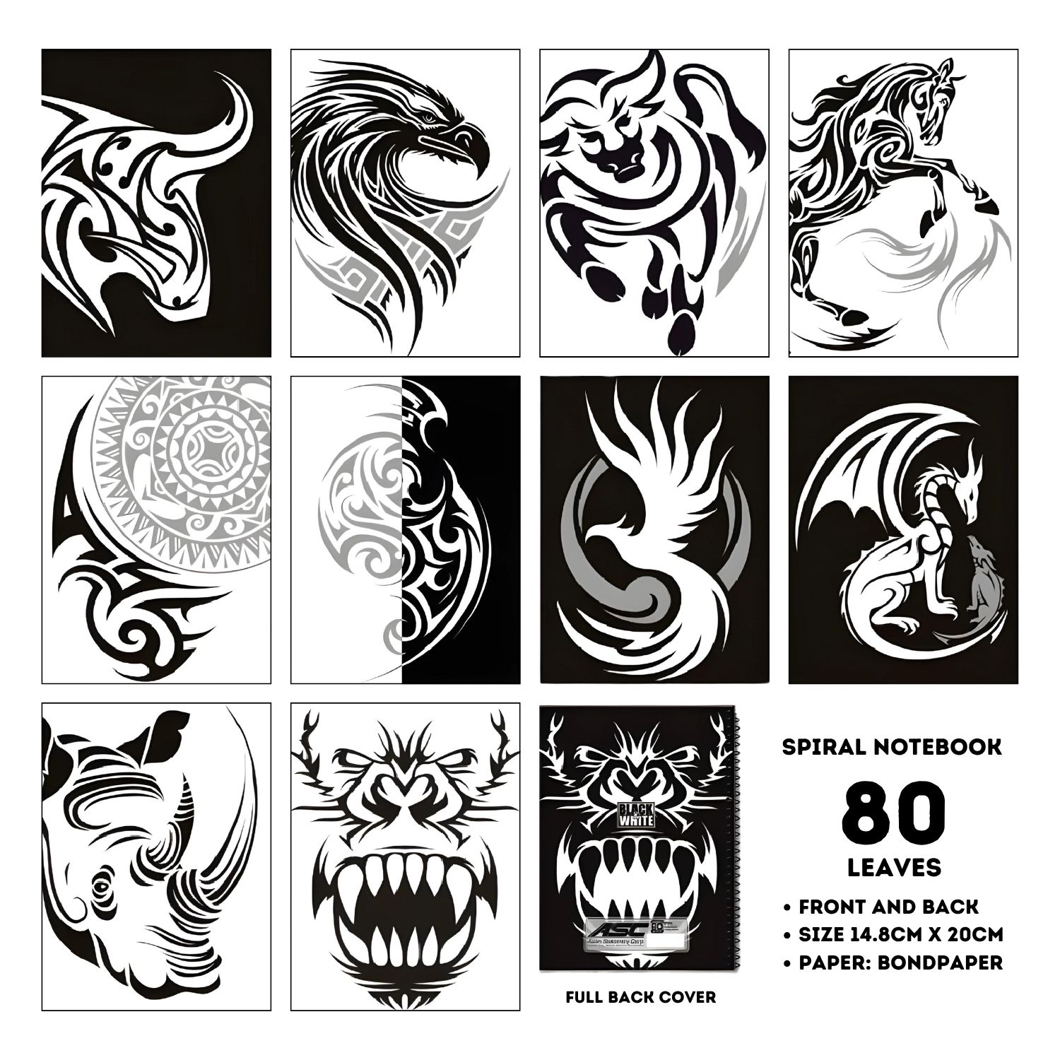 Asian Spiral Notebook 80lvs option photo