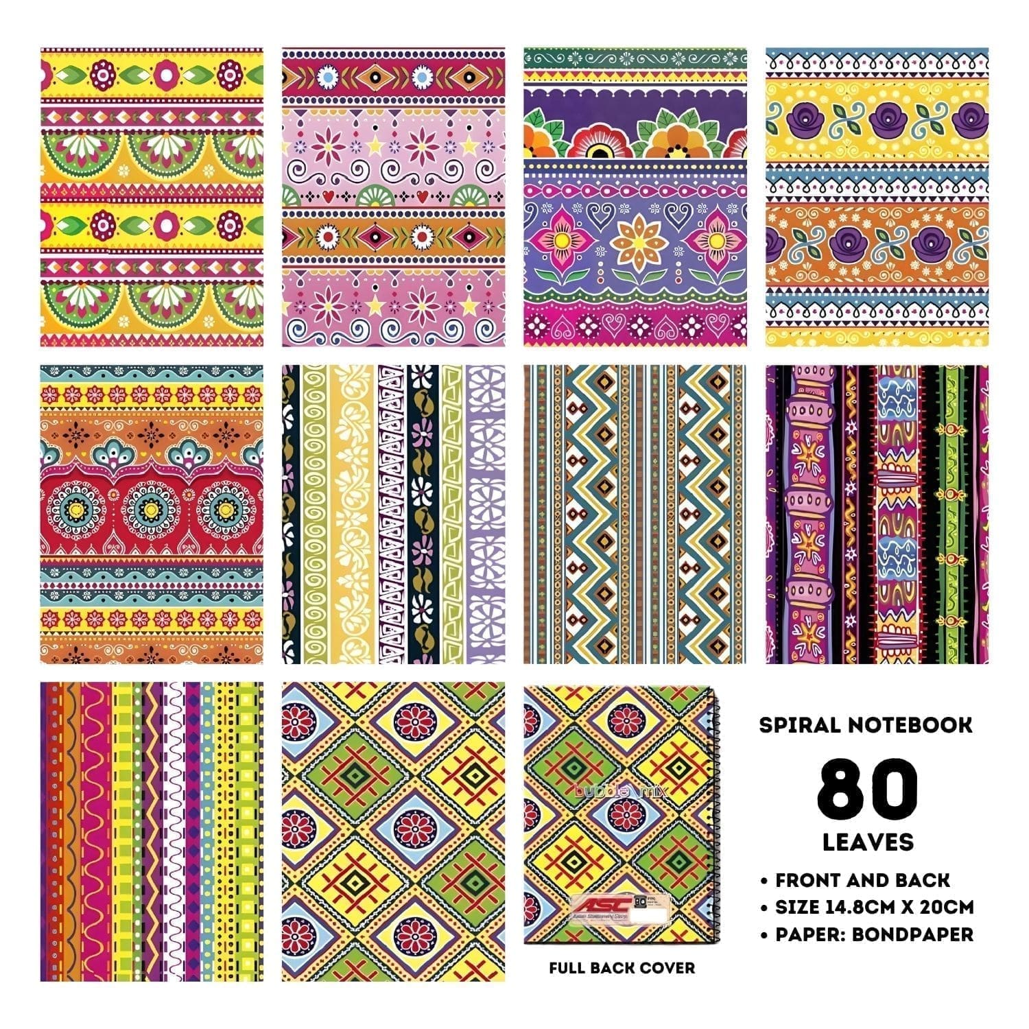 Asian Spiral Notebook 80lvs option photo