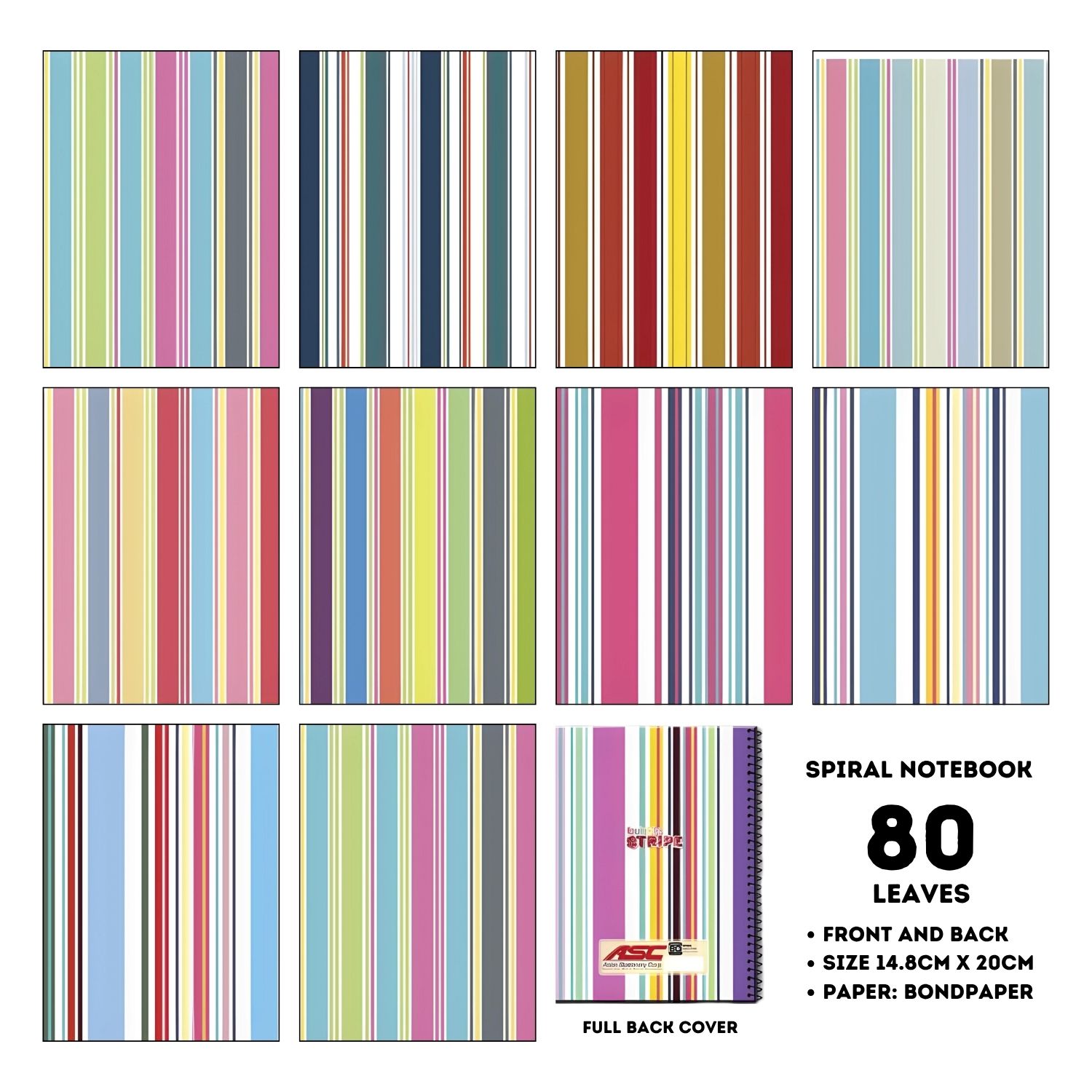 Asian Spiral Notebook 80lvs option photo