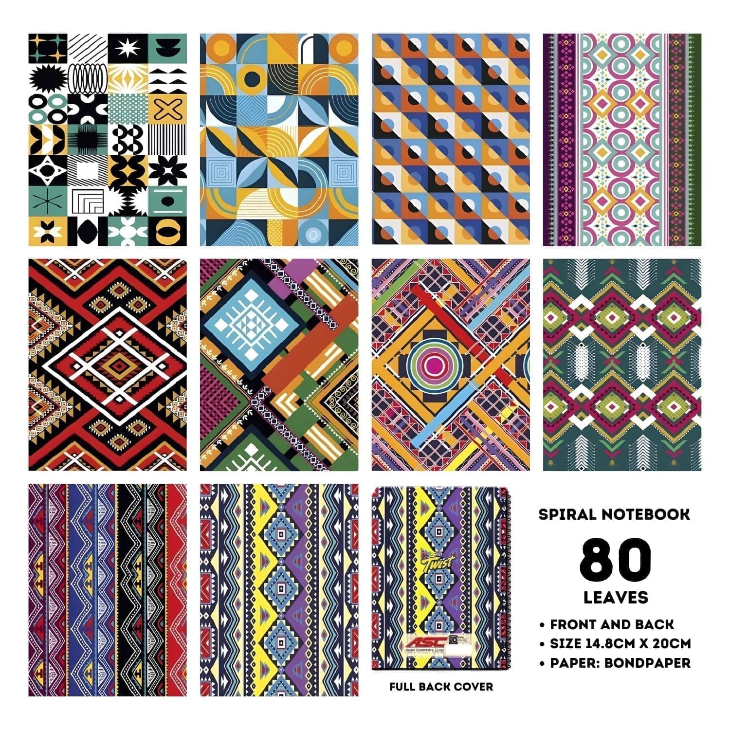Asian Spiral Notebook 80lvs option photo