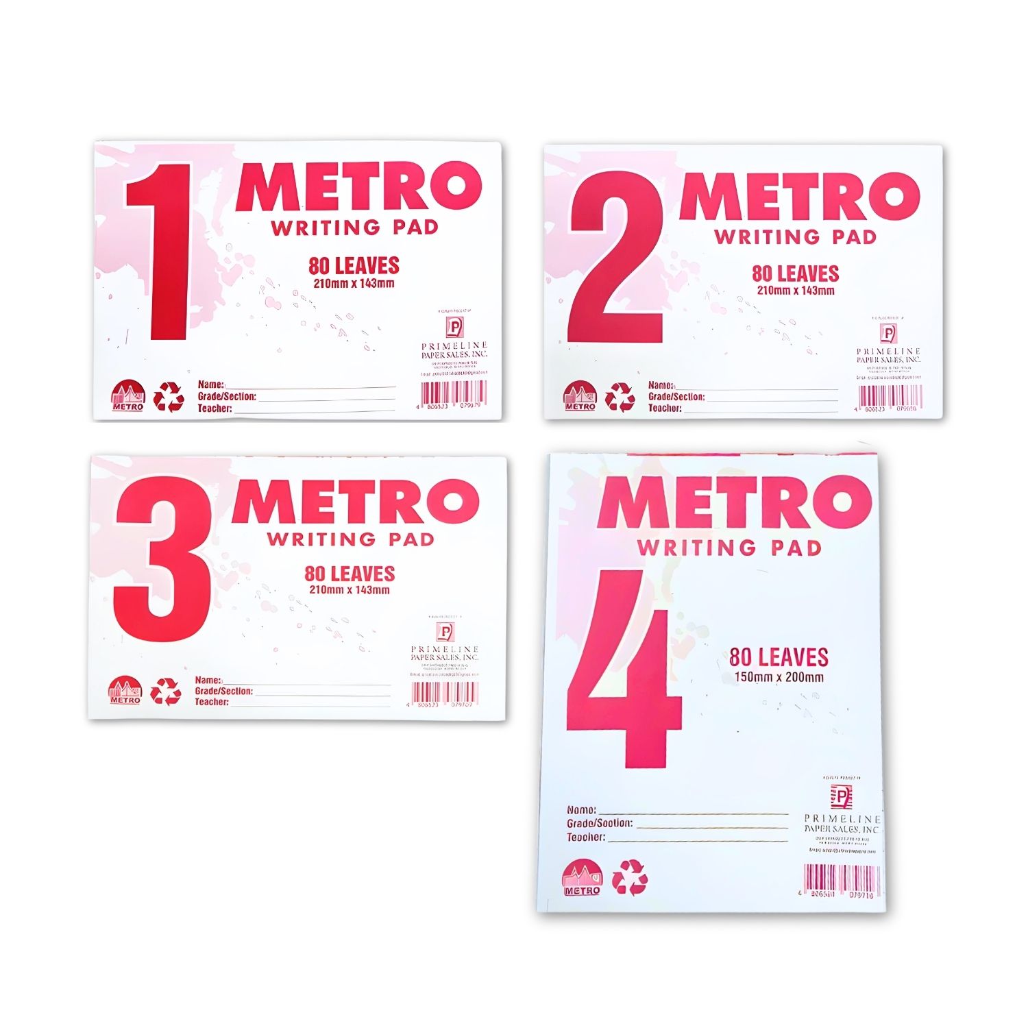 Metro Writing Pad 80lvs photo