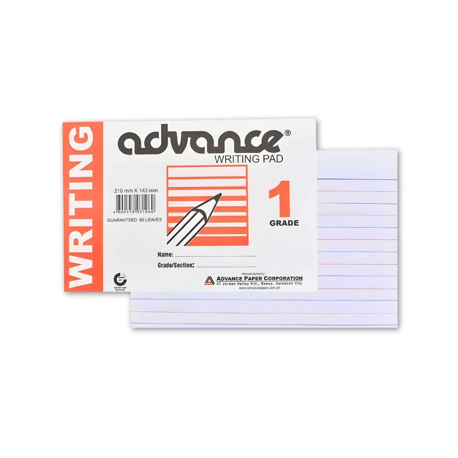 Advance Writing Grade Pad