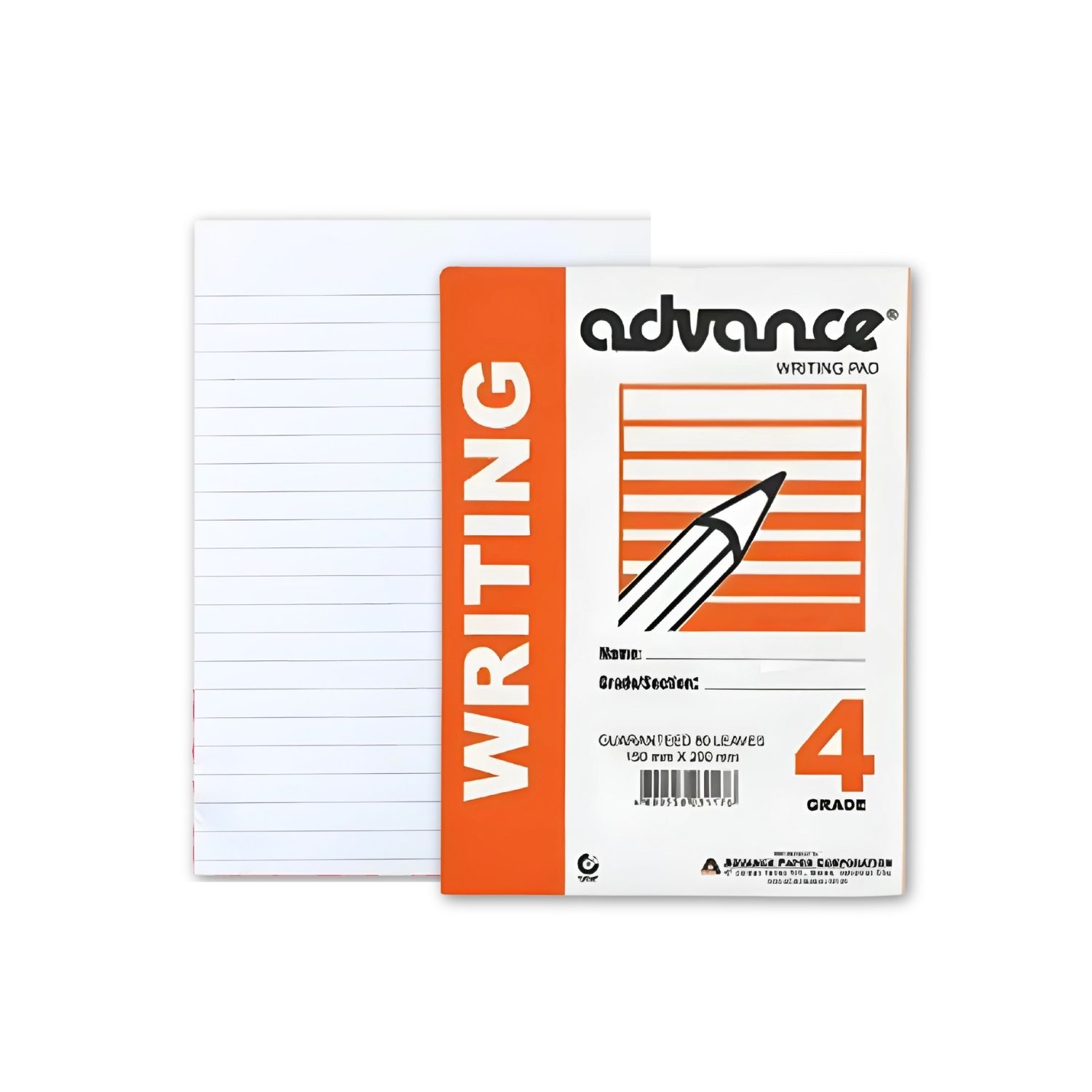 Advance Writing Grade Pad option photo