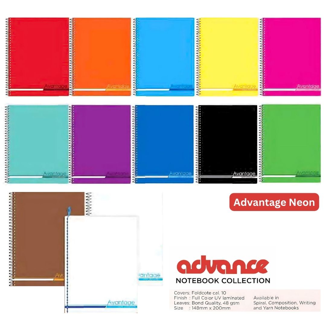 Advance University Spiral and Yarn Notebook
