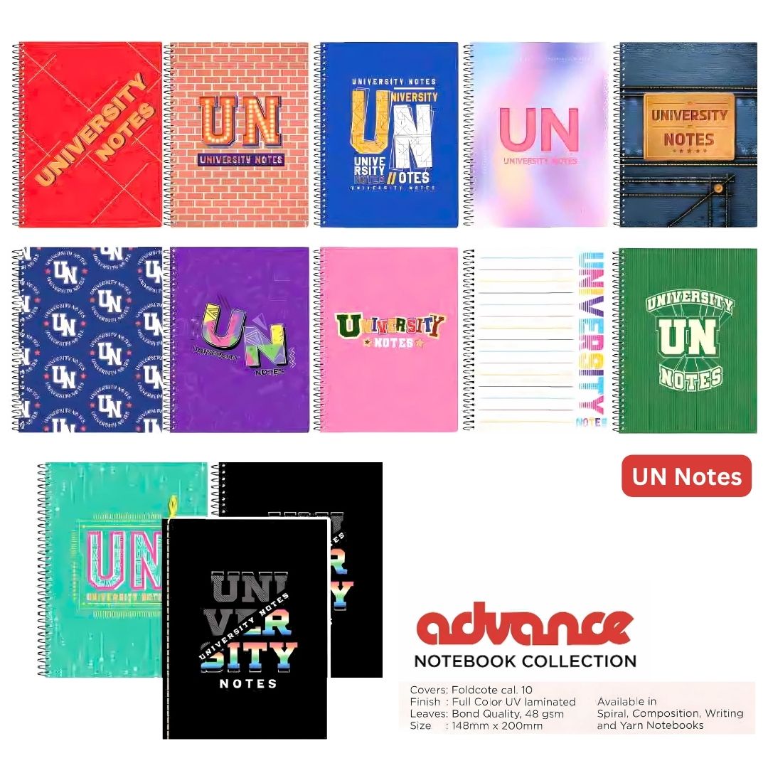 Advance University Spiral and Yarn Notebook option photo