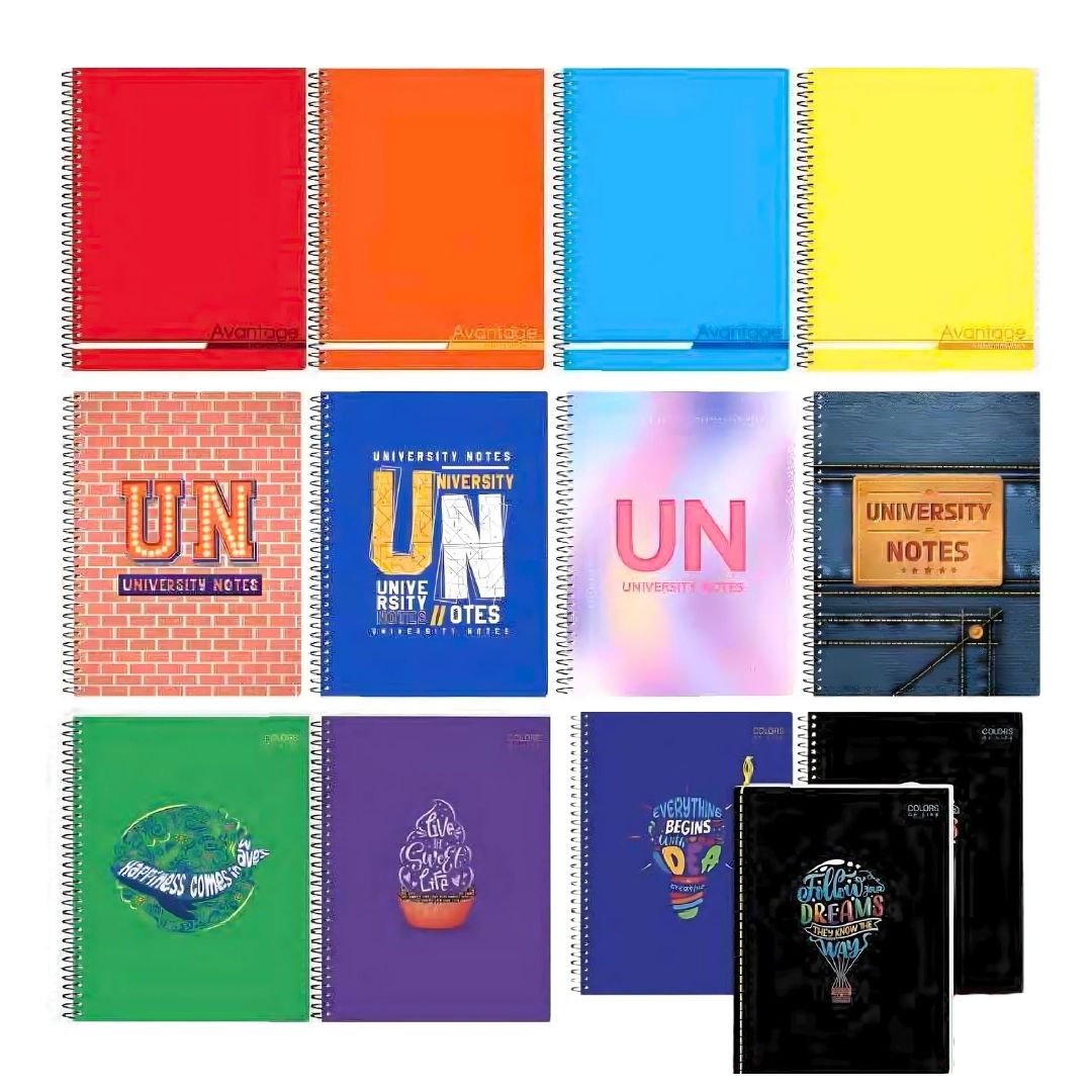 Advance University Spiral and Yarn Notebook photo