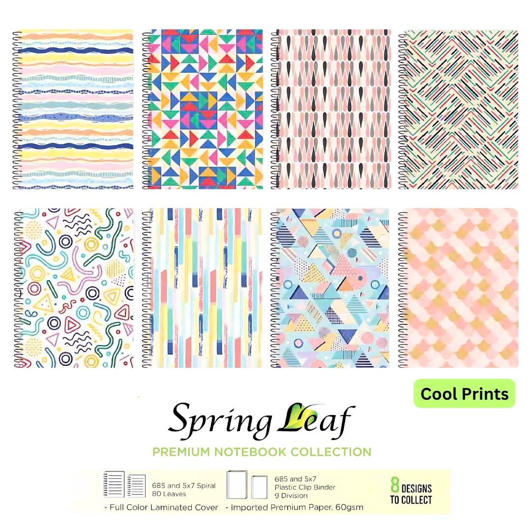 Spring Leaf Notebook - Single Wire option photo