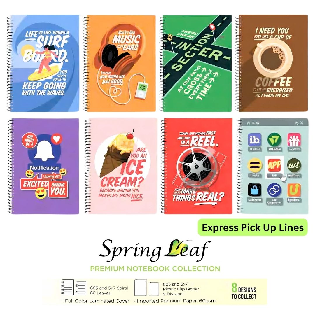 Spring Leaf Notebook - Single Wire option photo