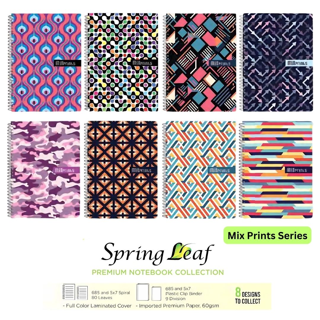Spring Leaf Notebook - Single Wire option photo