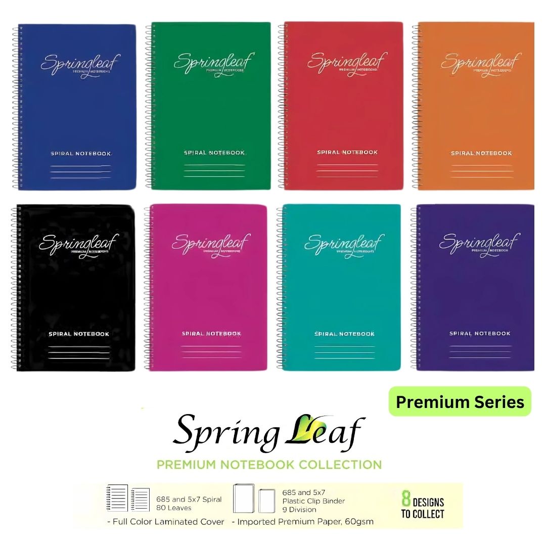 Spring Leaf Notebook - Single Wire option photo