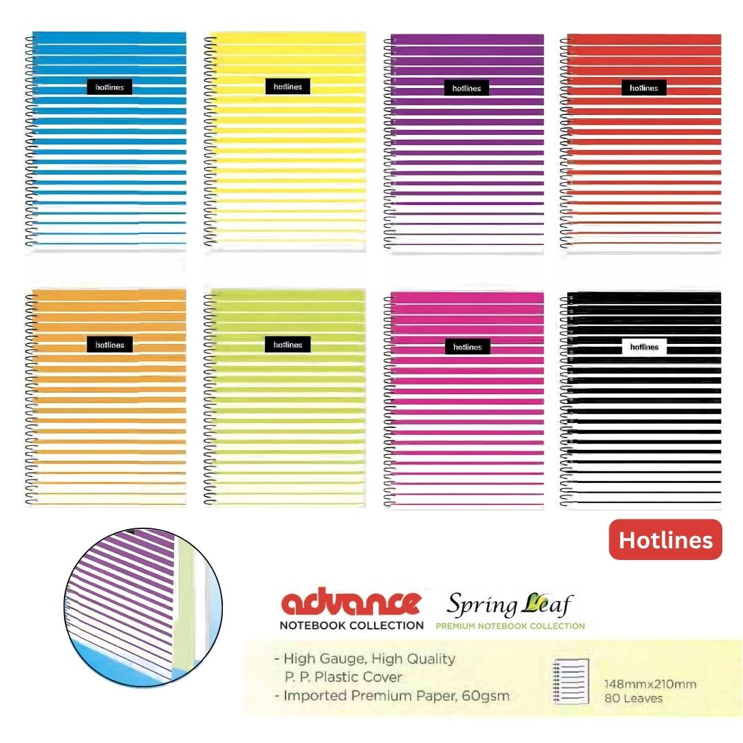Advance PP Plastic Spiral and Soft Ring Bind option photo