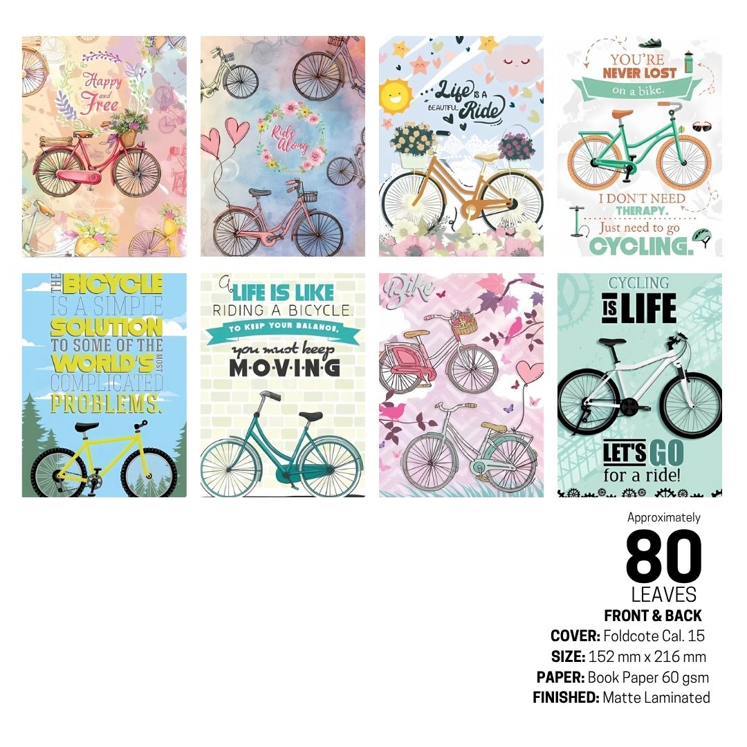 Asian 685 Spiral and Yarn Notebook  option photo