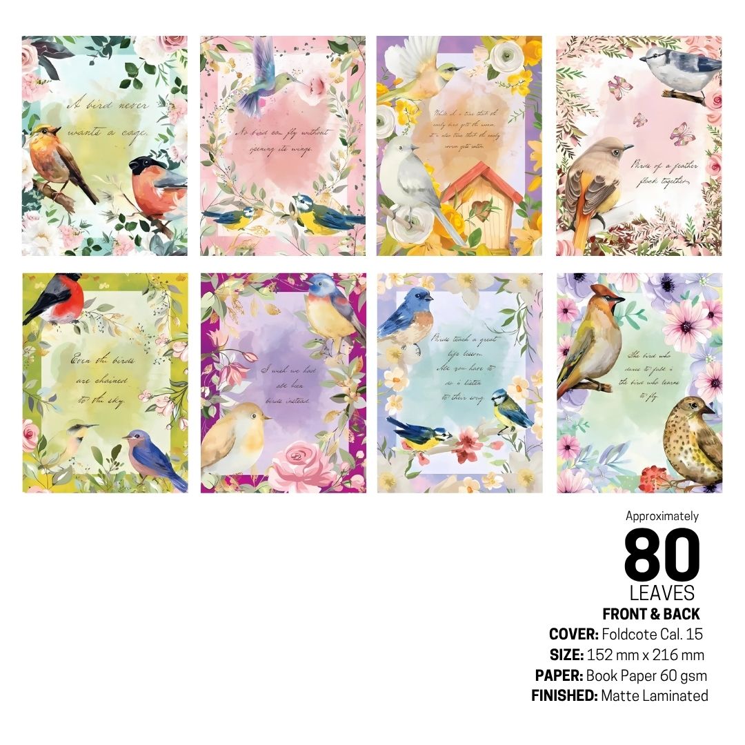 Asian 685 Spiral and Yarn Notebook  option photo