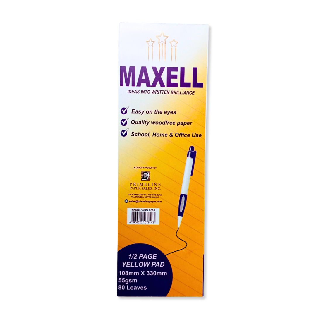 Maxell Yellow Quiz Pad 80 lvs option photo