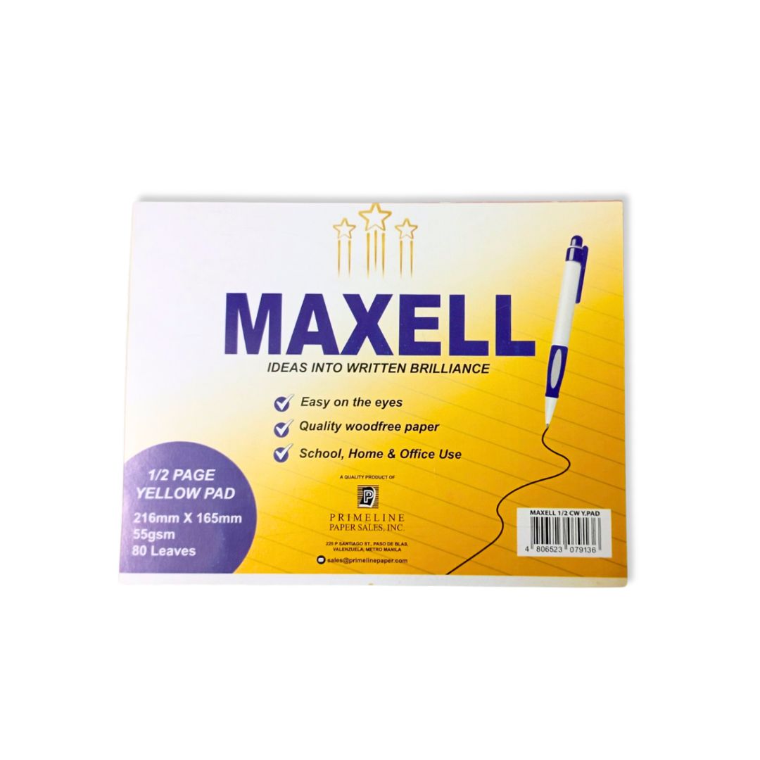 Maxell Yellow Quiz Pad 80 lvs option photo