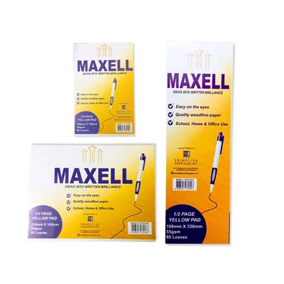 Maxell Yellow Quiz Pad 80 lvs