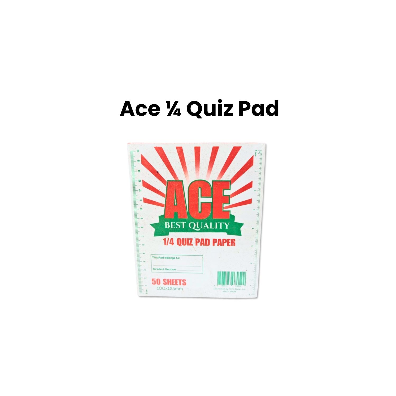 Ace Quiz Pad