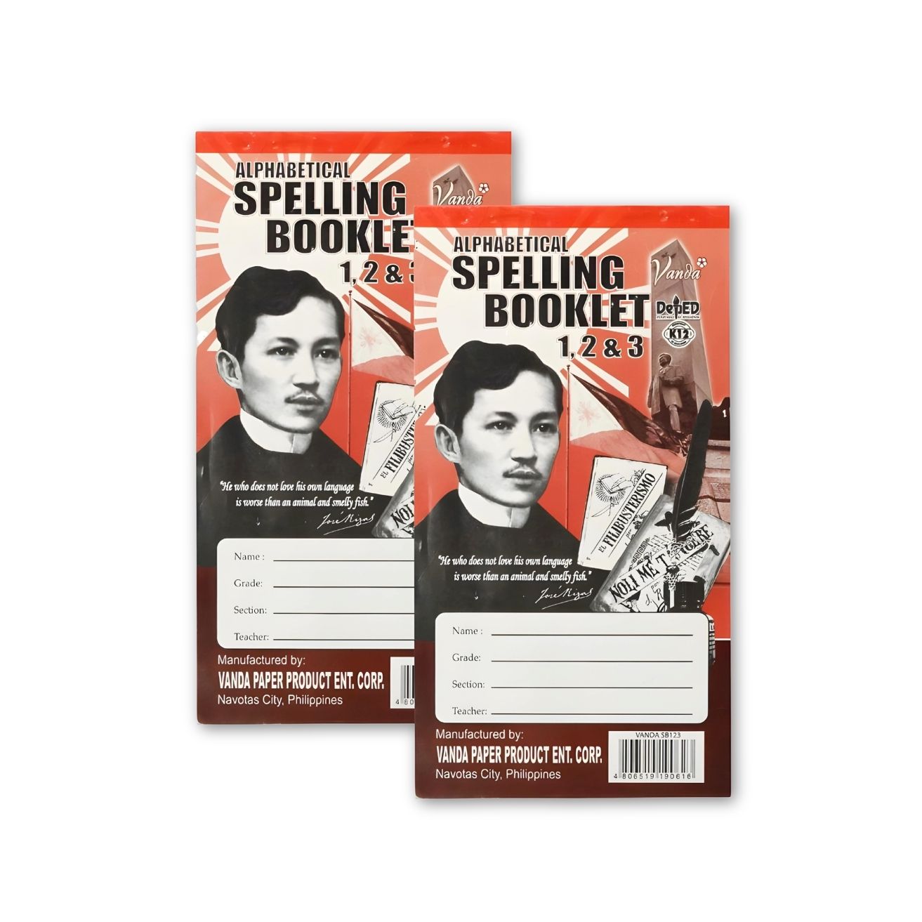 Spelling Booklets