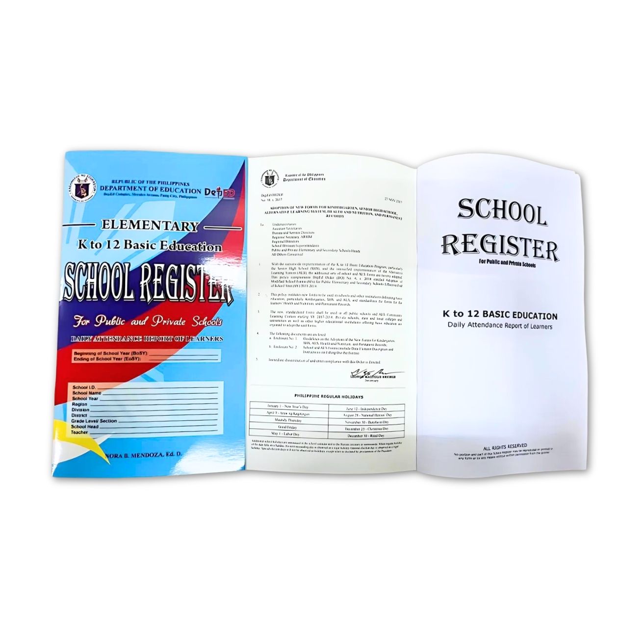 Vanda School Register Small photo