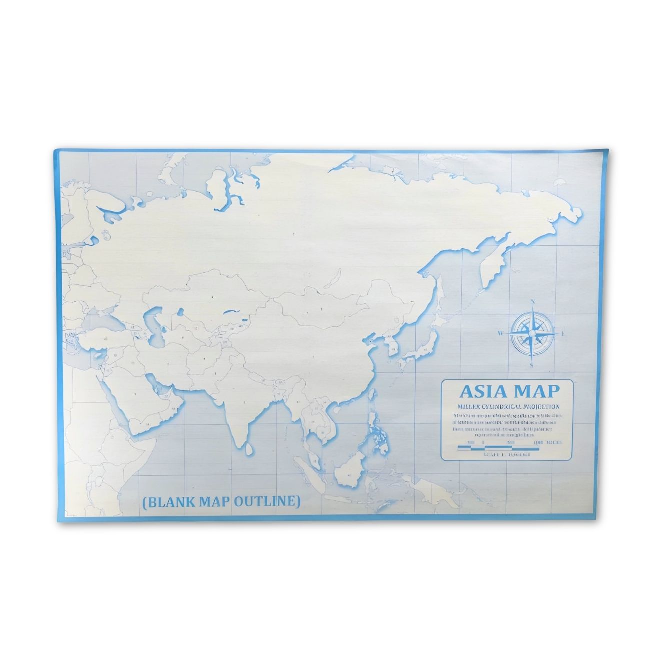 Map of Asia option photo