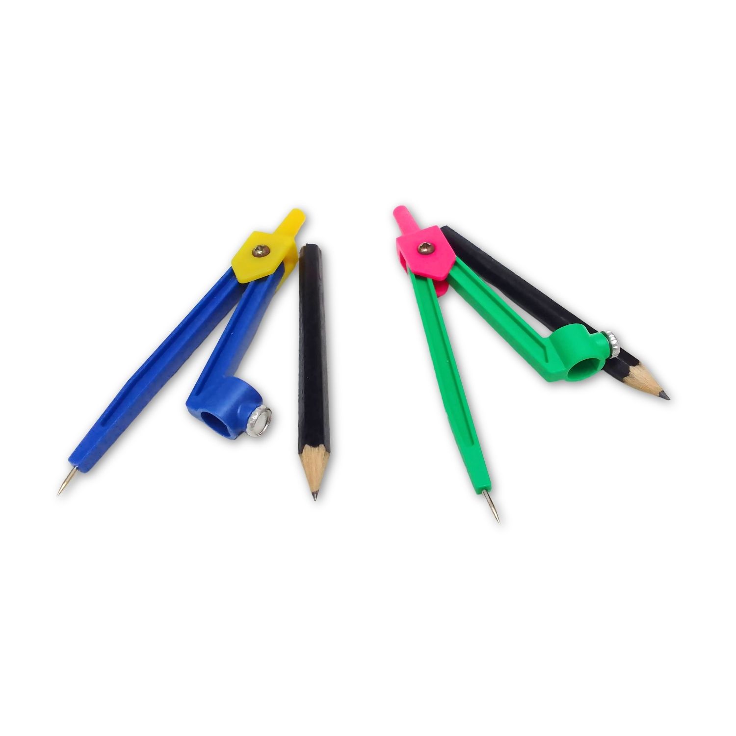 Plastic Compass with Pencil photo